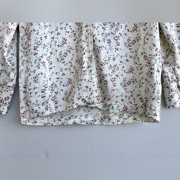 H&M | Floral Satin PJ Blouse - Picture 3 of 16